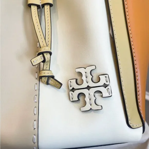 🔥NeW! $598 Tory Burch Color Block Satchel - Picture 8 of 15